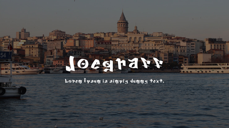 Joegraff Font