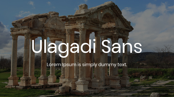Ulagadi Sans Font Family