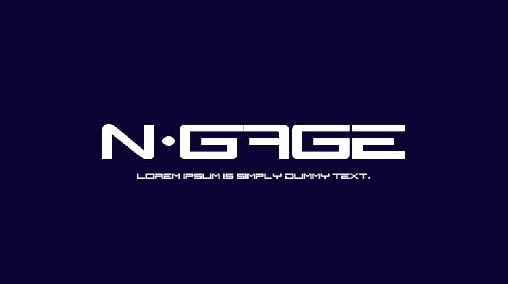 N-Gage Font