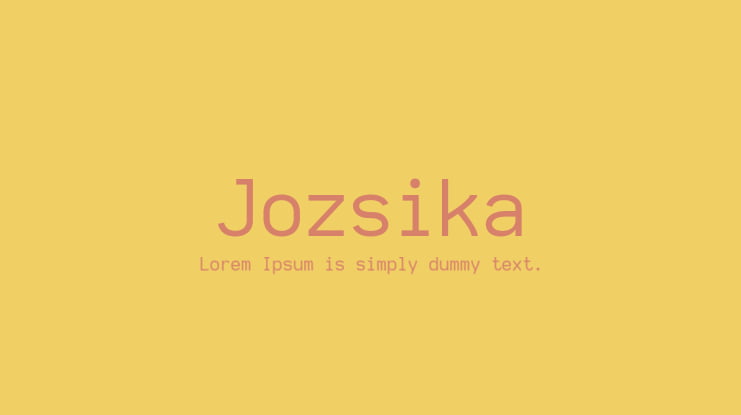 Jozsika Font Family
