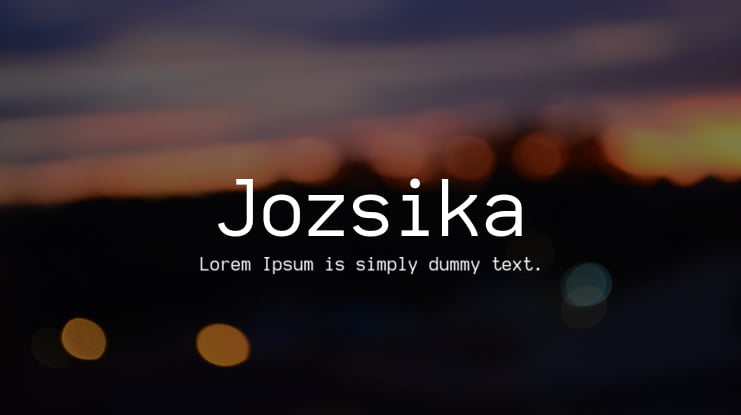 Jozsika Font Family