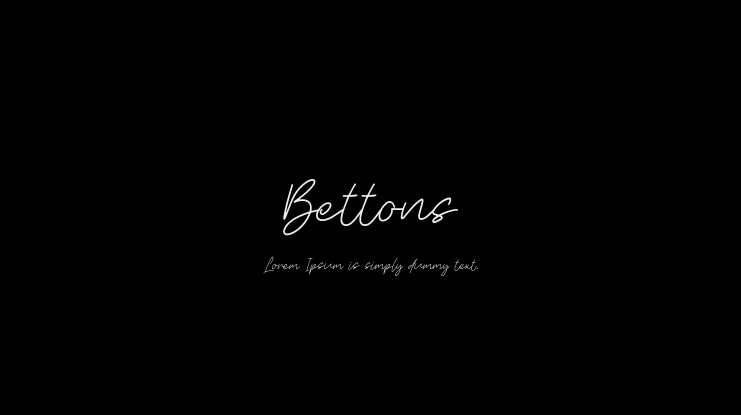 Bettons Font