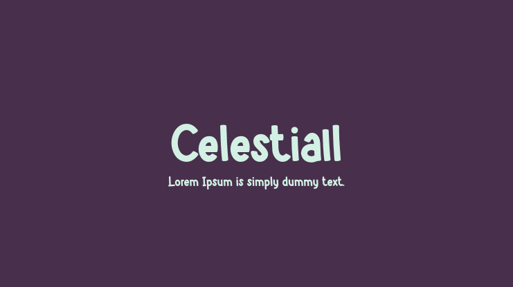 Celestiall Font