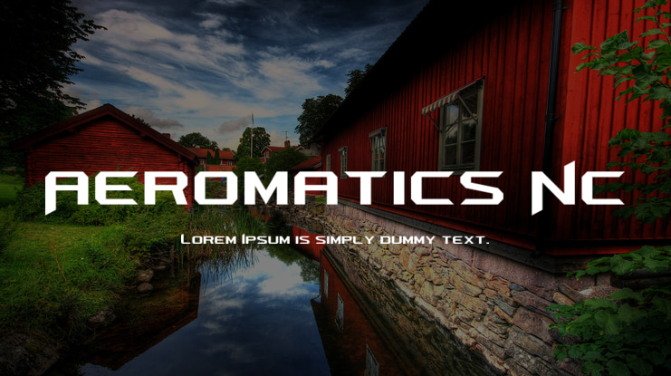 Aeromatics NC Font