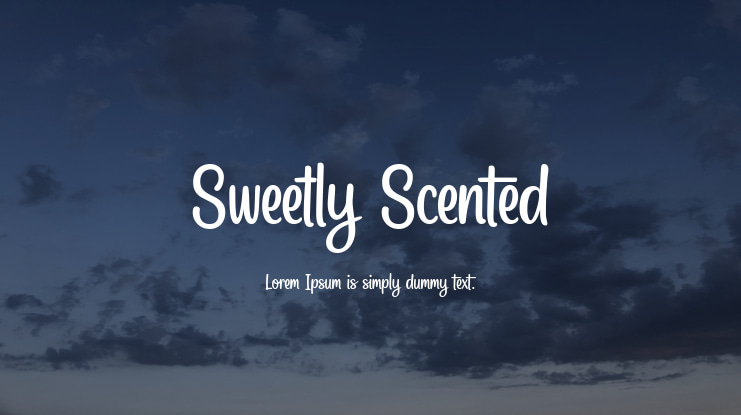 Sweetly Scented Font