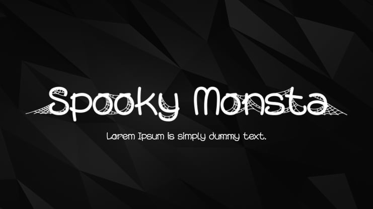 Spooky Monsta Font