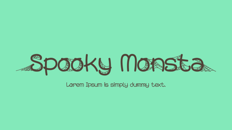 Spooky Monsta Font