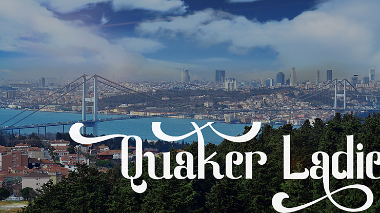Quaker Ladies Font