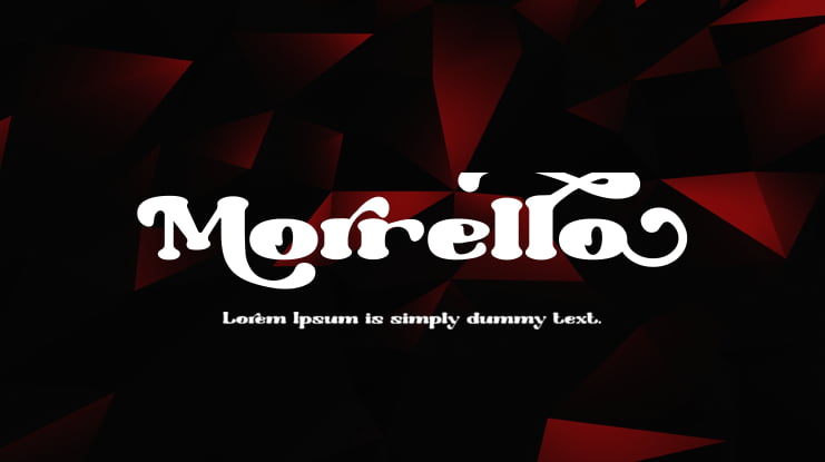 Morrello Font