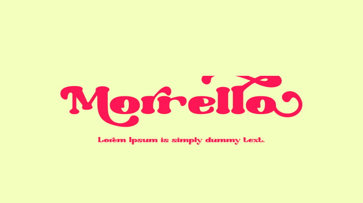 Morrello Font