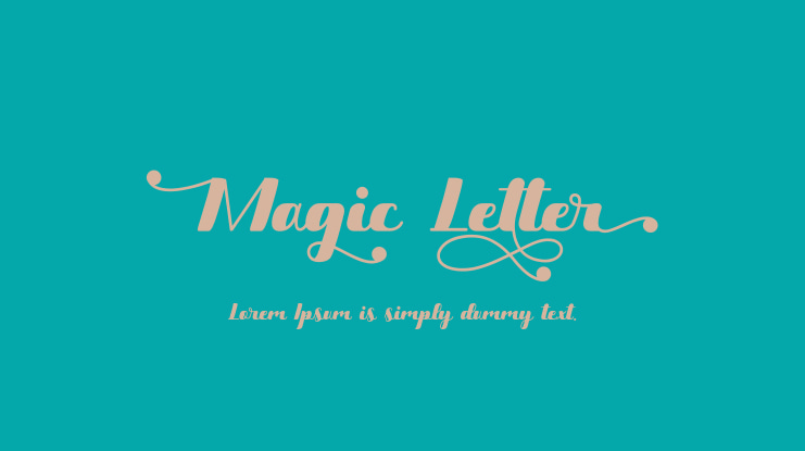 Magic Letter Font
