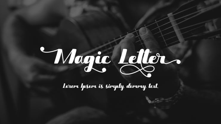 Magic Letter Font