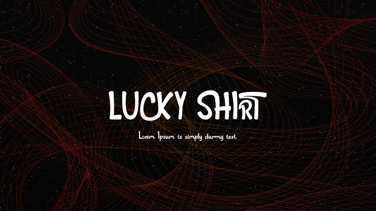LUCKY SHIRT Font