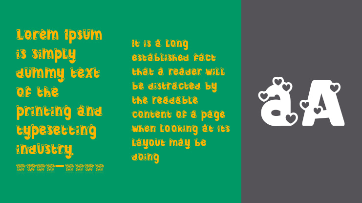 Cute Love Story Font