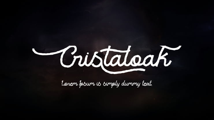 Cristaloak Font