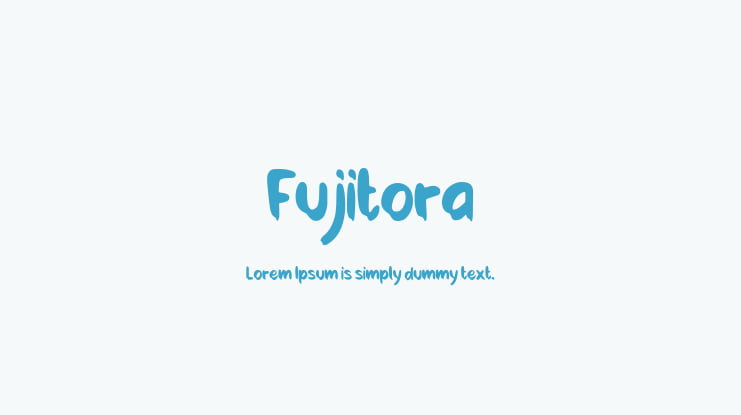 Fujitora Font