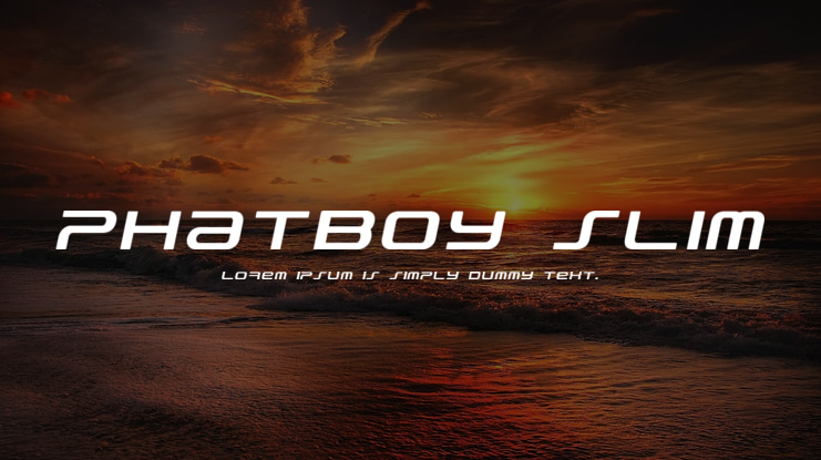 PhatBoy Slim Font Family