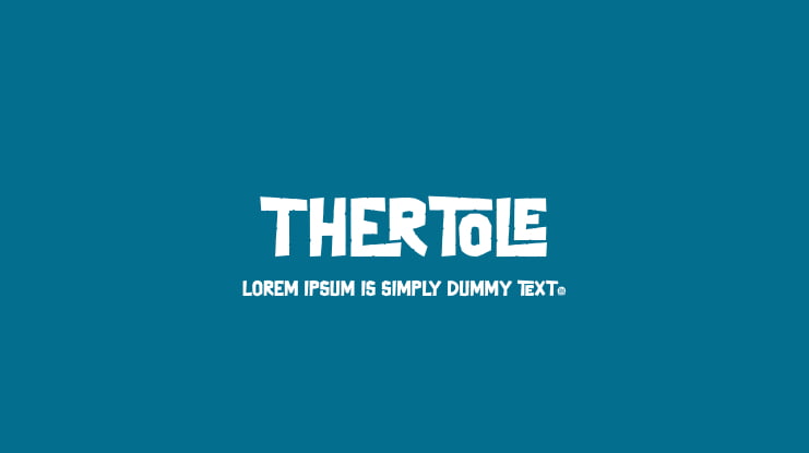Thertole Font
