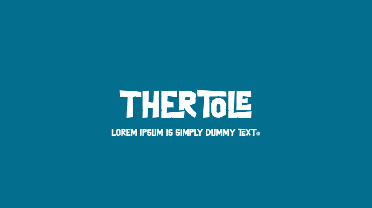 Thertole Font
