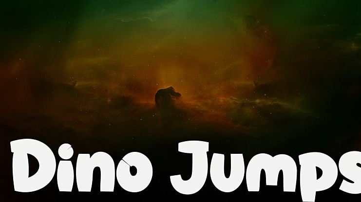 Dino Jumps Font