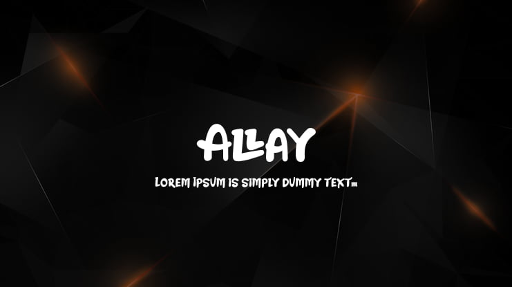 Allay Font
