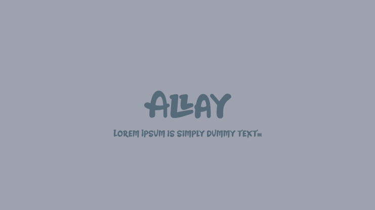 Allay Font