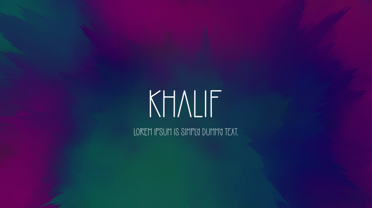 Khalif Font