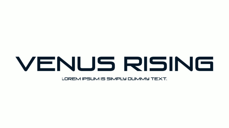 Venus Rising Font
