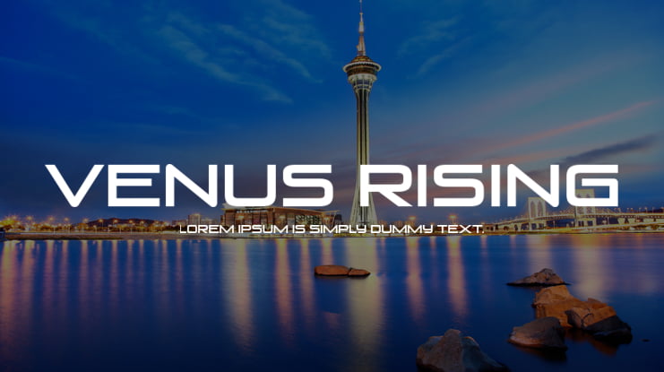 Venus Rising Font