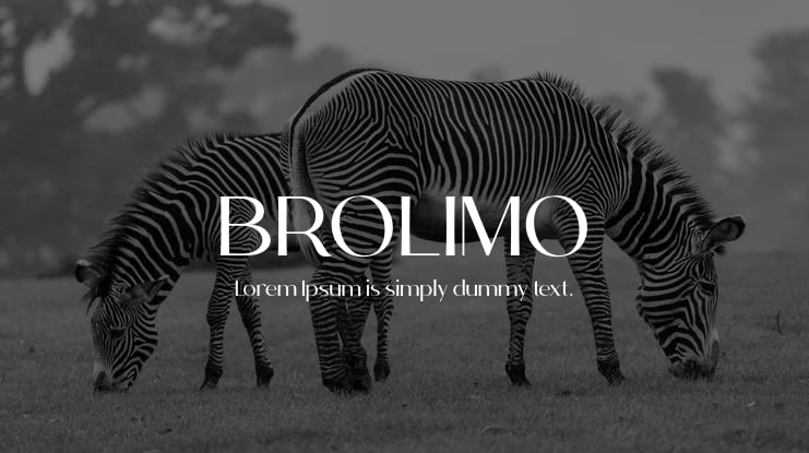 BROLIMO Font