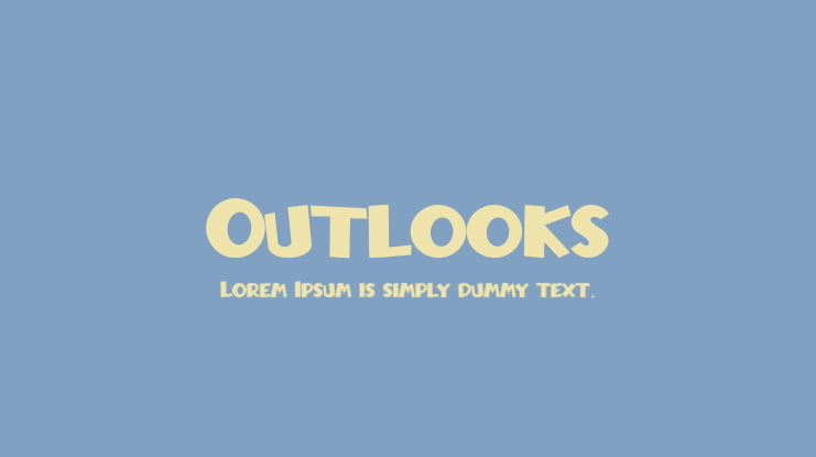 Outlooks Font