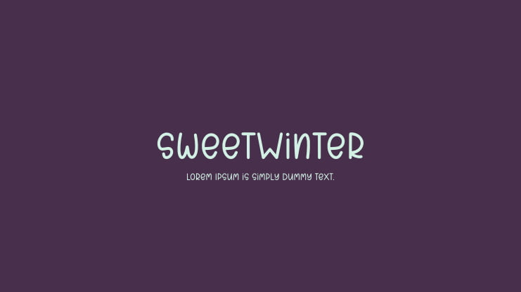 SweetWinter Font
