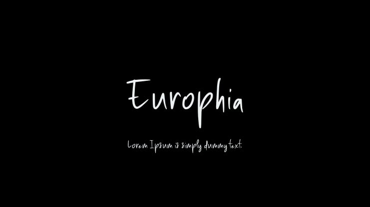 Europhia Font