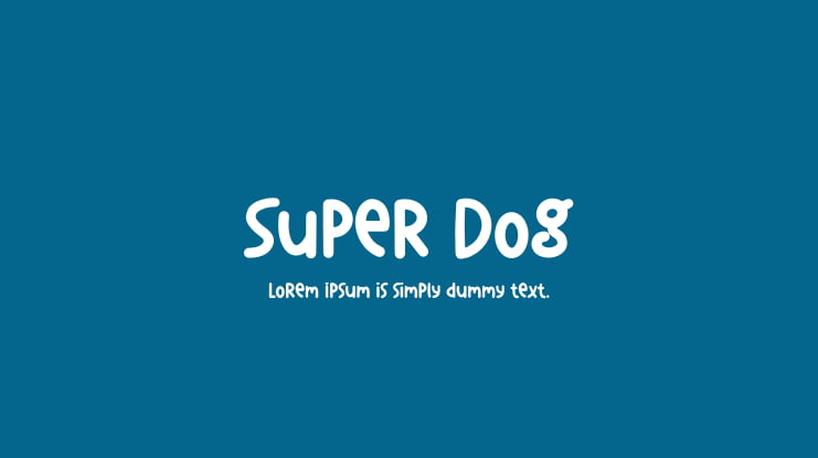 Super Dog Font