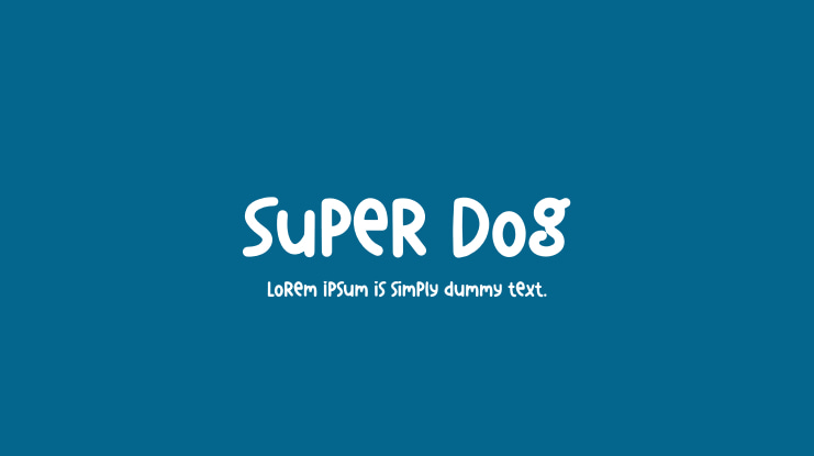 Super Dog Font