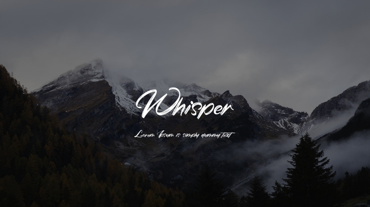 Whisper Font