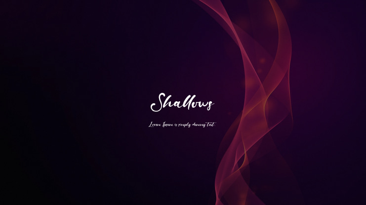 Shallows Font Family