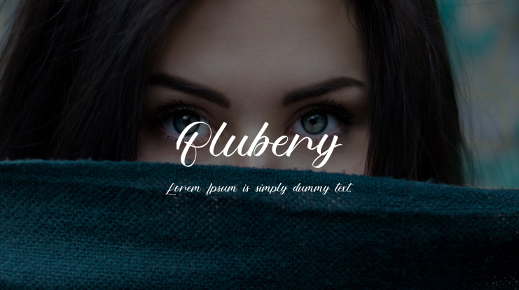 Blubery Font