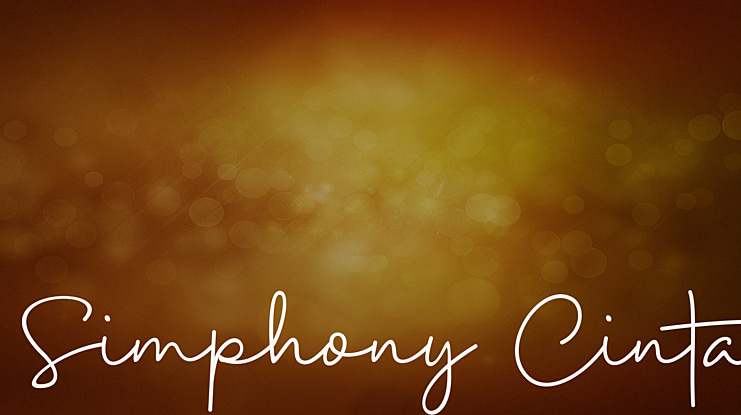 Simphony Cinta Font