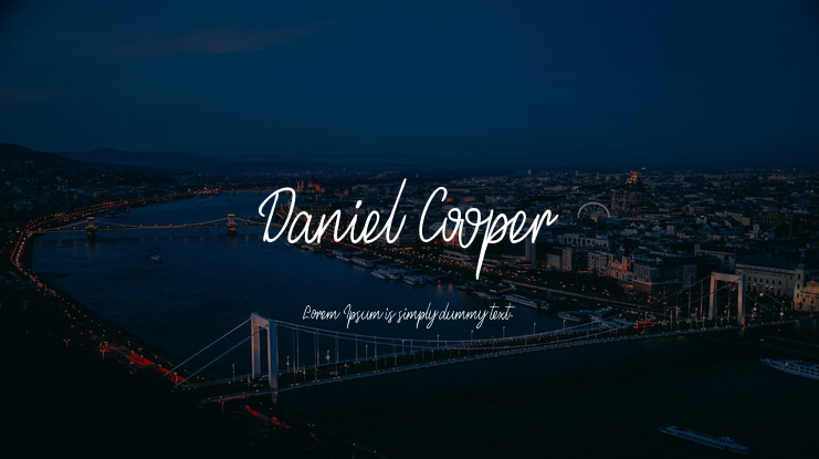 Daniel Cooper Font