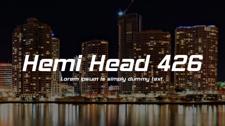 Hemi Head 426 Font