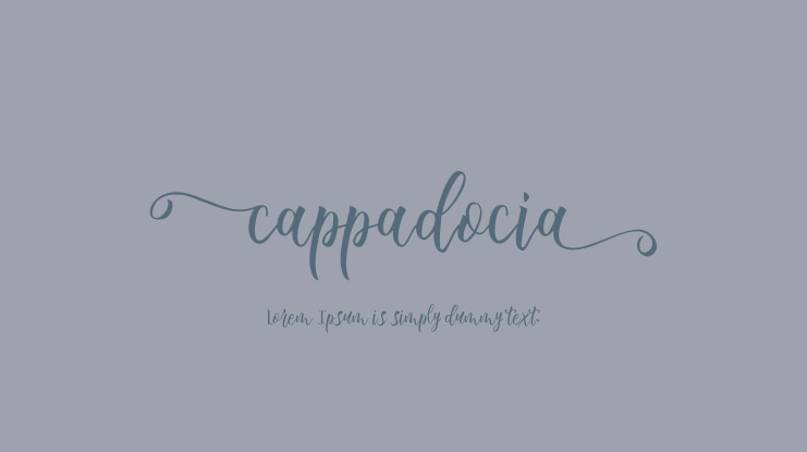 cappadocia Font