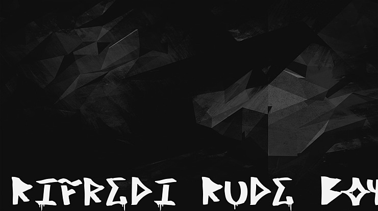 Rifredi Rude Boy Font