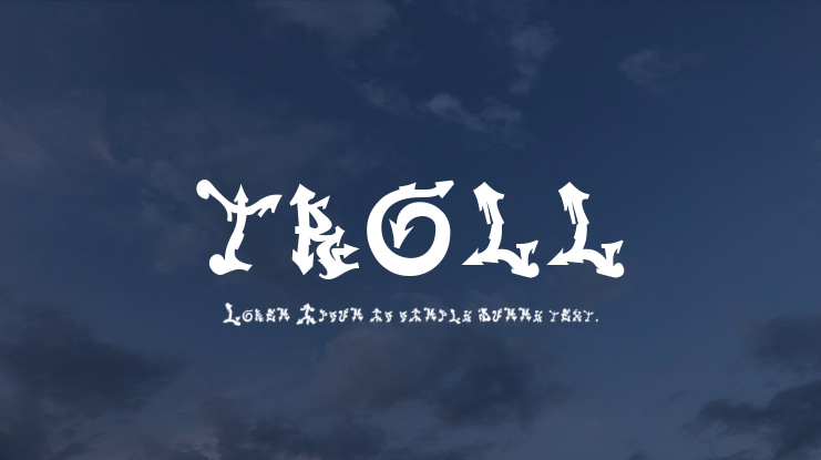 TROLL Font