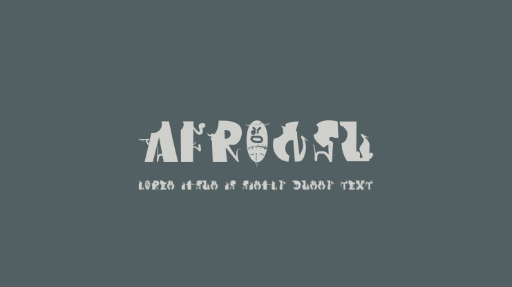 afronsu Font