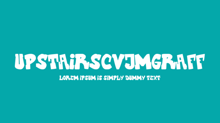 UpstairsCVJMgraff Font