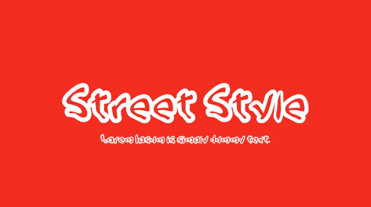 Street Style Font