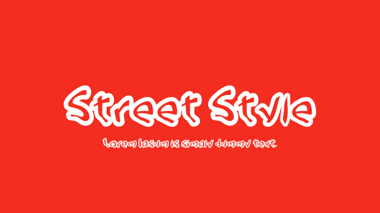 Street Style Font