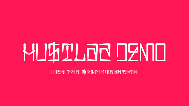 Hustlaz Demo Font