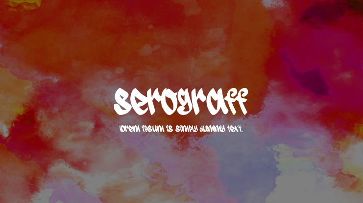 Serograff Font